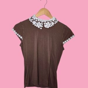 Brown Short Sleeve